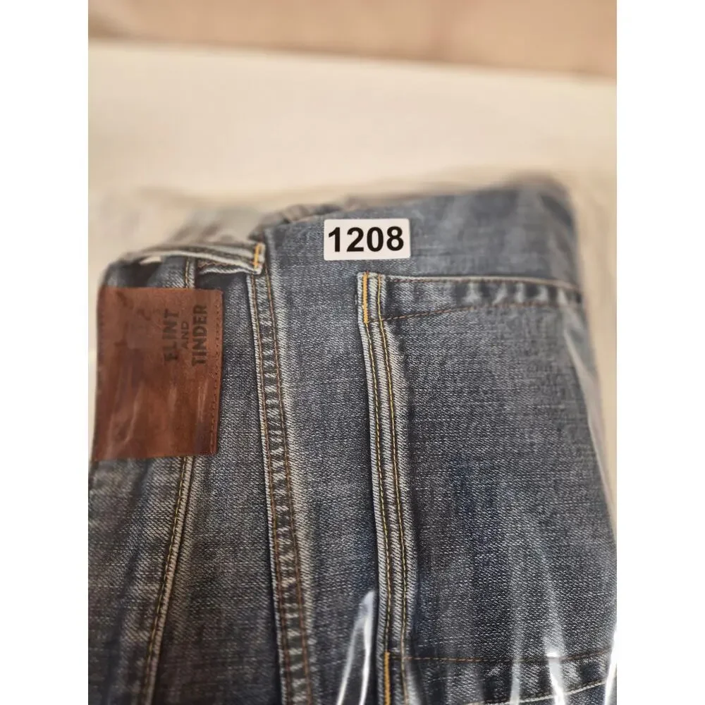 Flint and Tinder Jeans Men's 34x30 Medium Wash Athletic Tapered Fit (1208)